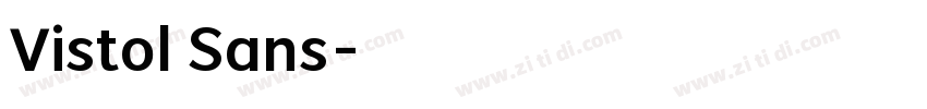 Vistol Sans字体转换